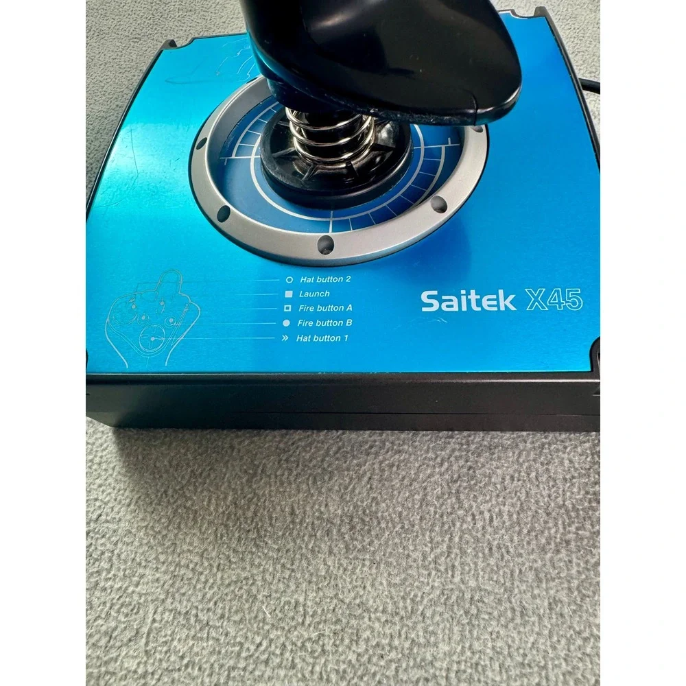 Saitek‎ X45 Digital Flight Control Stick Joystick PC Flight Simulator Controller